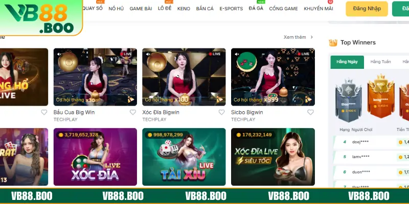 4 minh chứng VB88 không lừa đảo người chơi