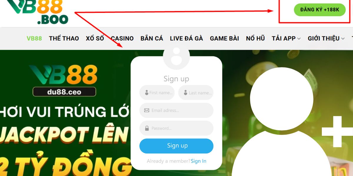 Hướng dẫn các bước đăng ký tài khoản